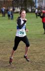 Abie Hearmon (Sedgefield Harriers) wins the under-17 and under-20 womens NEHL, Jarrow. David T. Hewitson/Sports for All Pics